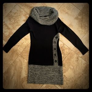 Venus cowl neck sweater dress.